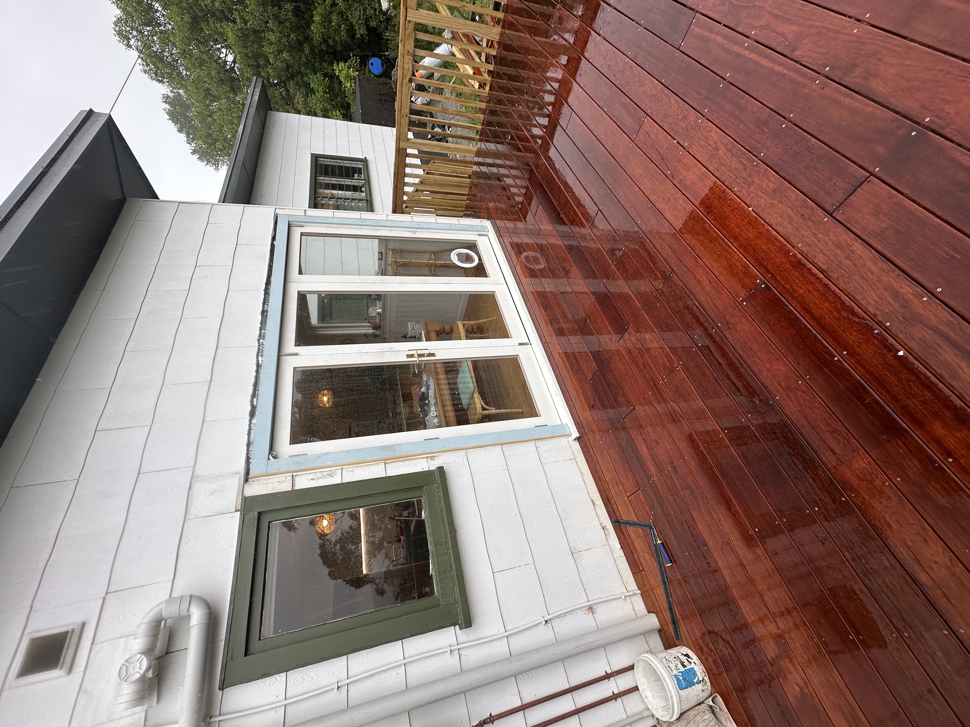 Gisborne , high level deck and new door exit, contractor no