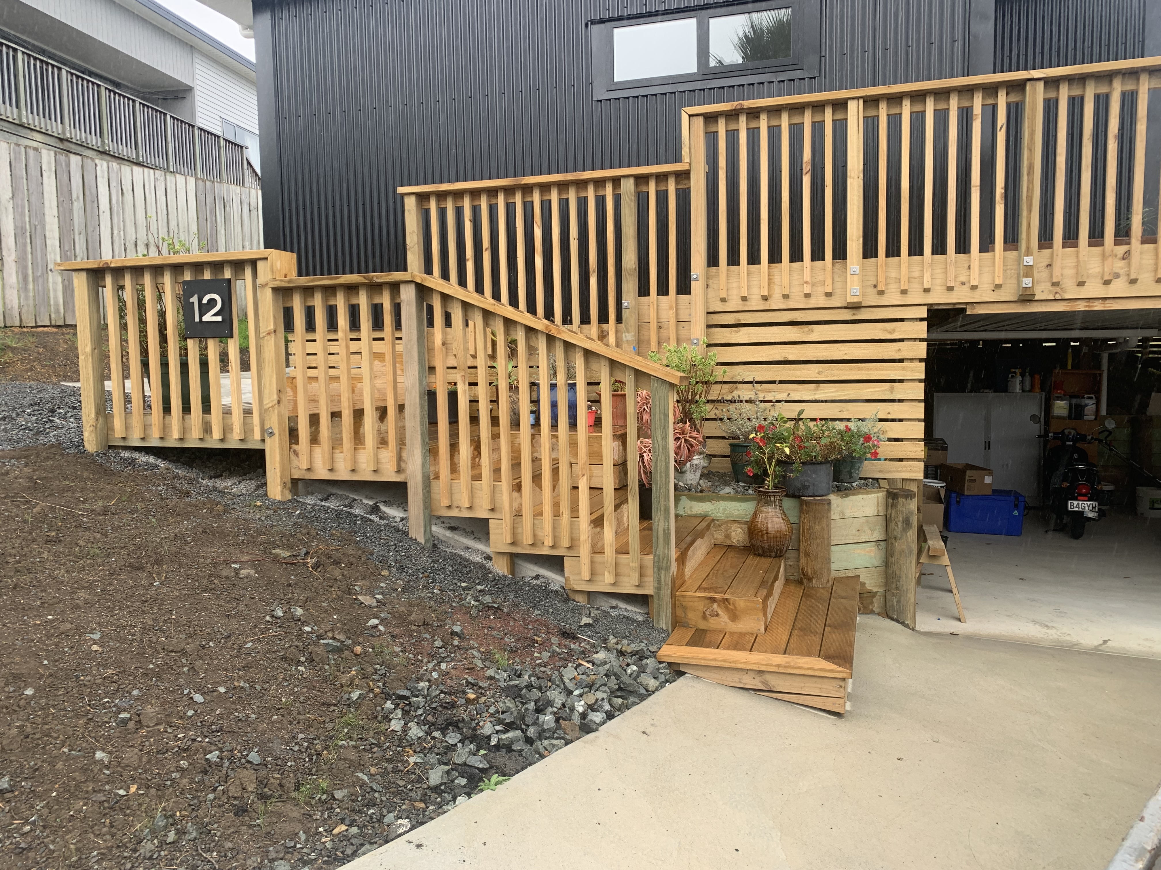 Waipu , Steps and rail entry , . Contractor