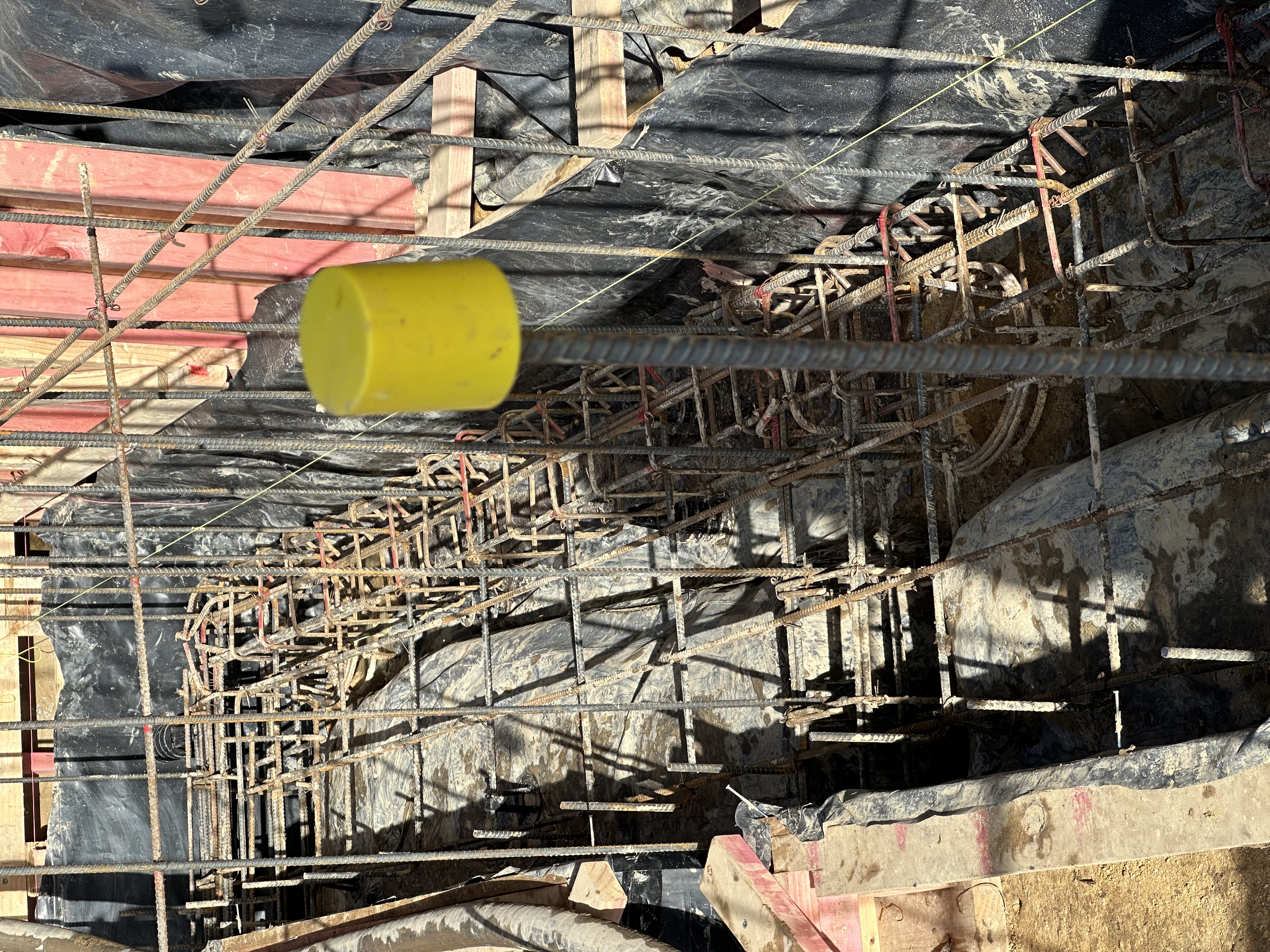 Block wall and footing set up , contract carpenter