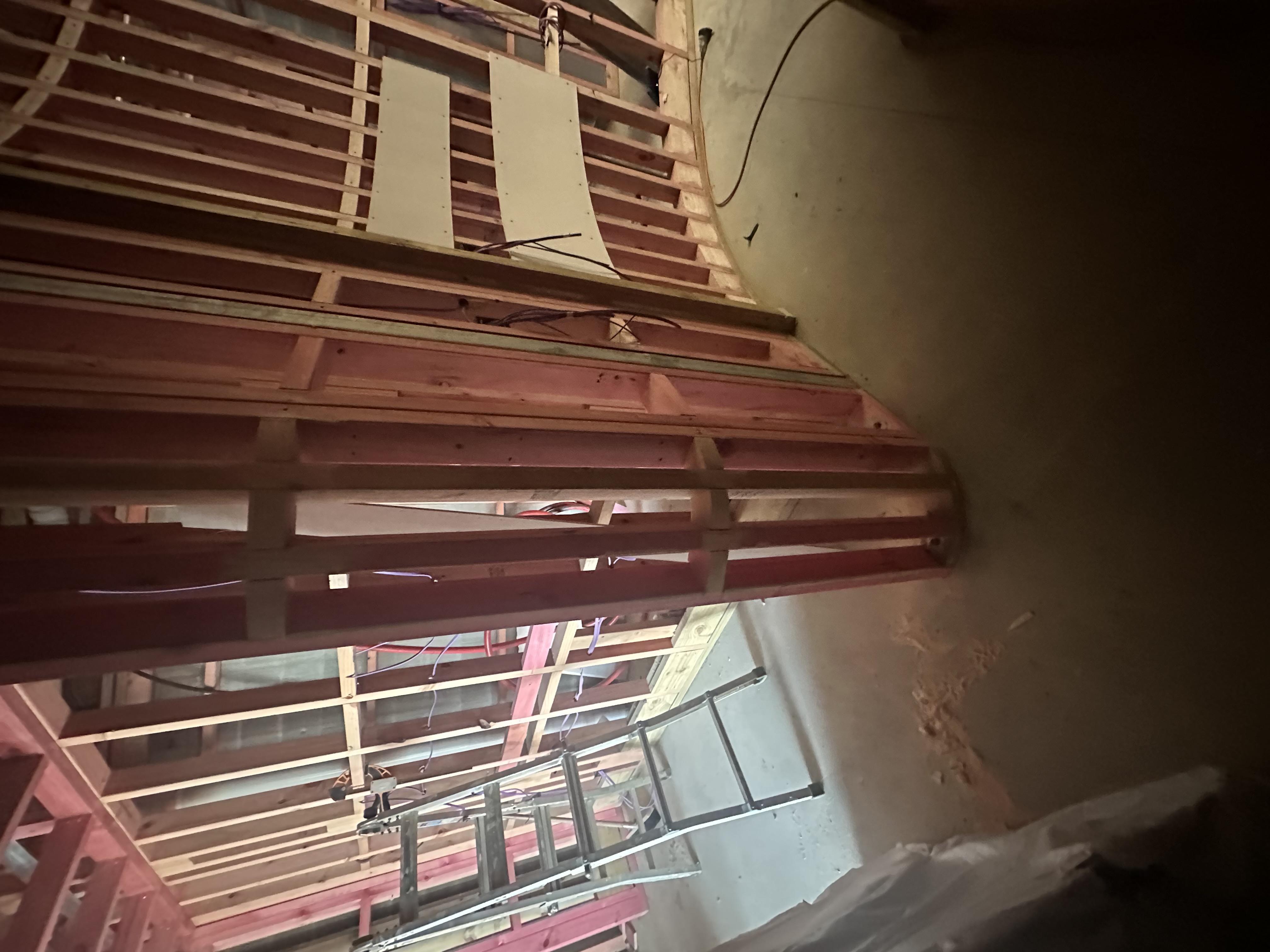 Waiheke , Radius frame set out and build