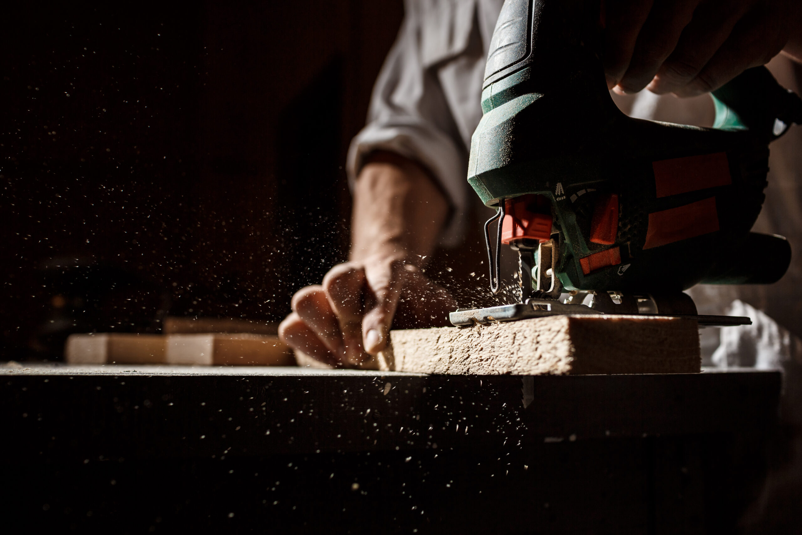 Detailed timber work with a fretsaw