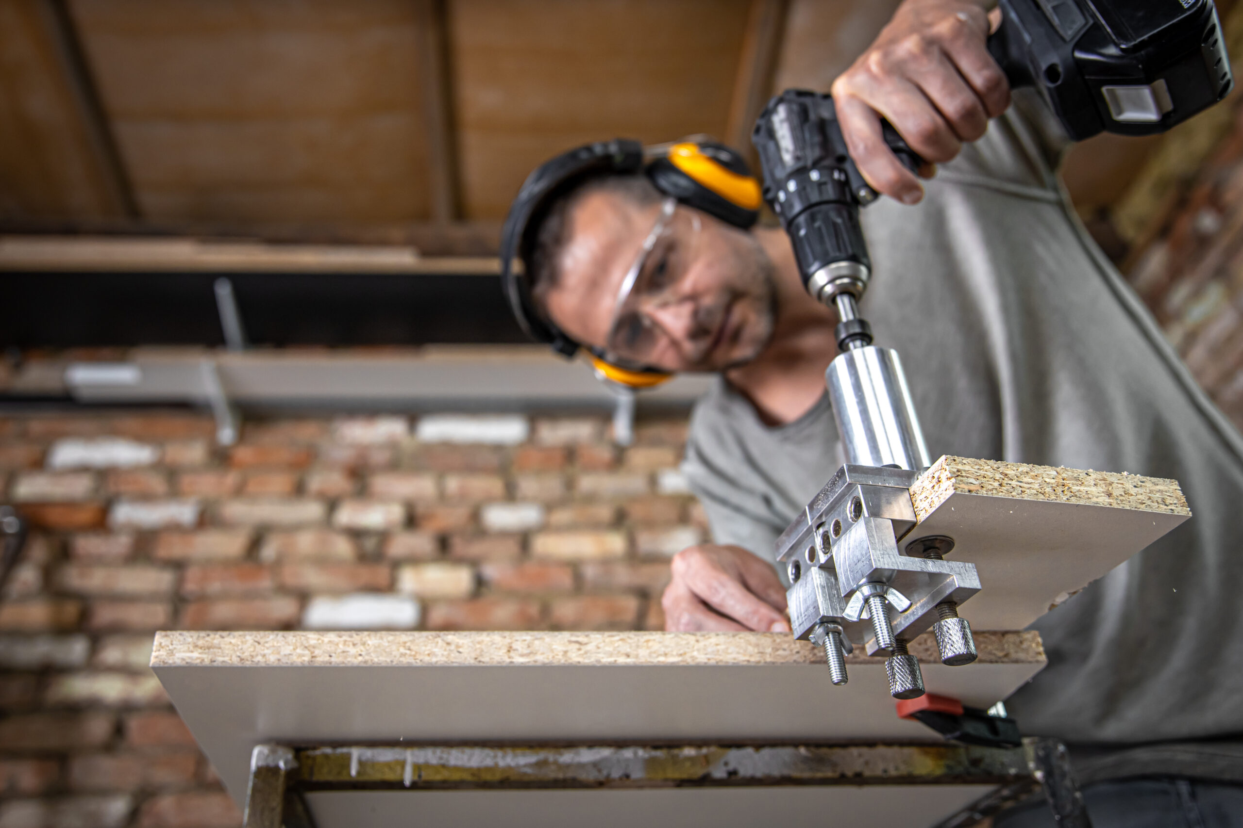 Framing and structural carpenters at work